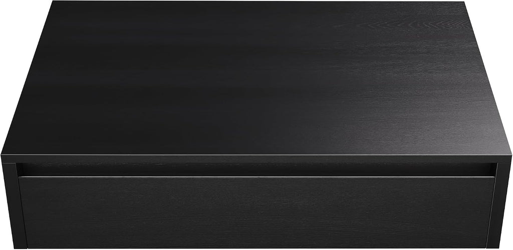 Swiss Madison Avancer 36' Wall-Mounted Bathroom Vanity Cabinet Without Top in Black Oak