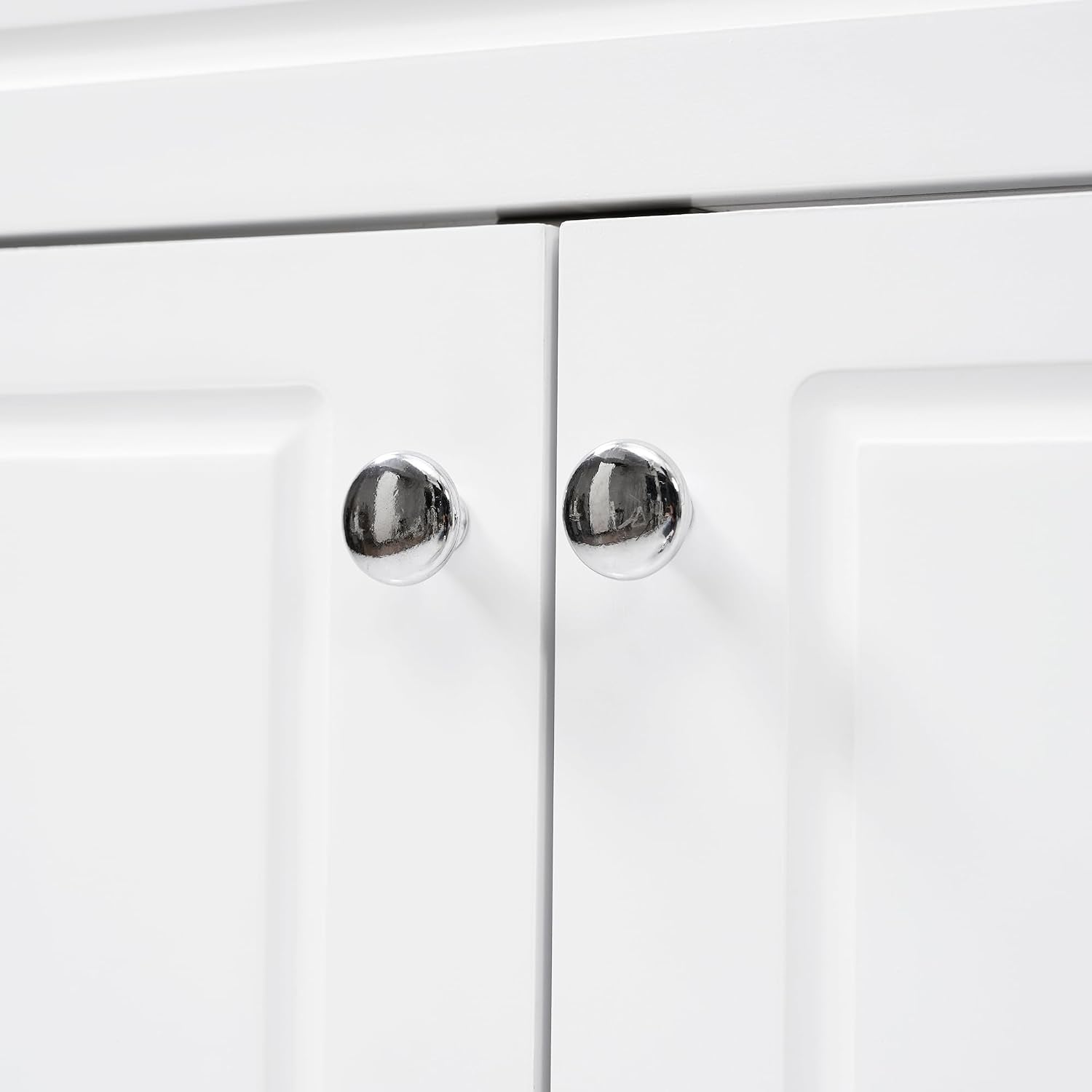 46' Bathroom Vanities Without Sink Top, Cabinet Base Only, Soft-Closing 6 Drawers and 2 Doors, Solid Wood Frame, White