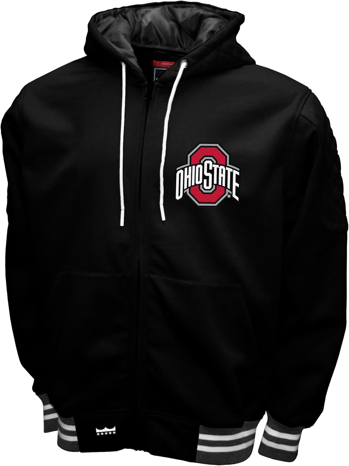 Franchise Club Mens College Teams Grind Hoodie Jacket