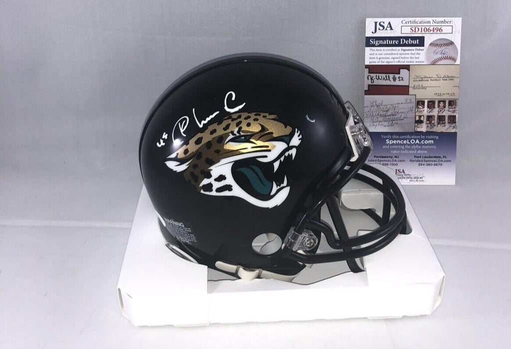 K'lavon Chaisson Signed Jacksonville Jaguars Mini Helmet Jsa - Autographed NFL Mini Helmets