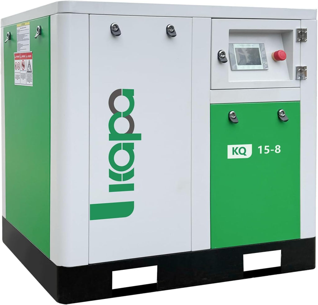 20HP Rotary Screw Air Compressor – 80 CFM, 116 PSI, 230V 3-Phase | Industrial Air Compressor System ASME UL