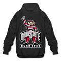 POOZ Men's Ohio State Buckeyes Football Sweatshirt Black Size M