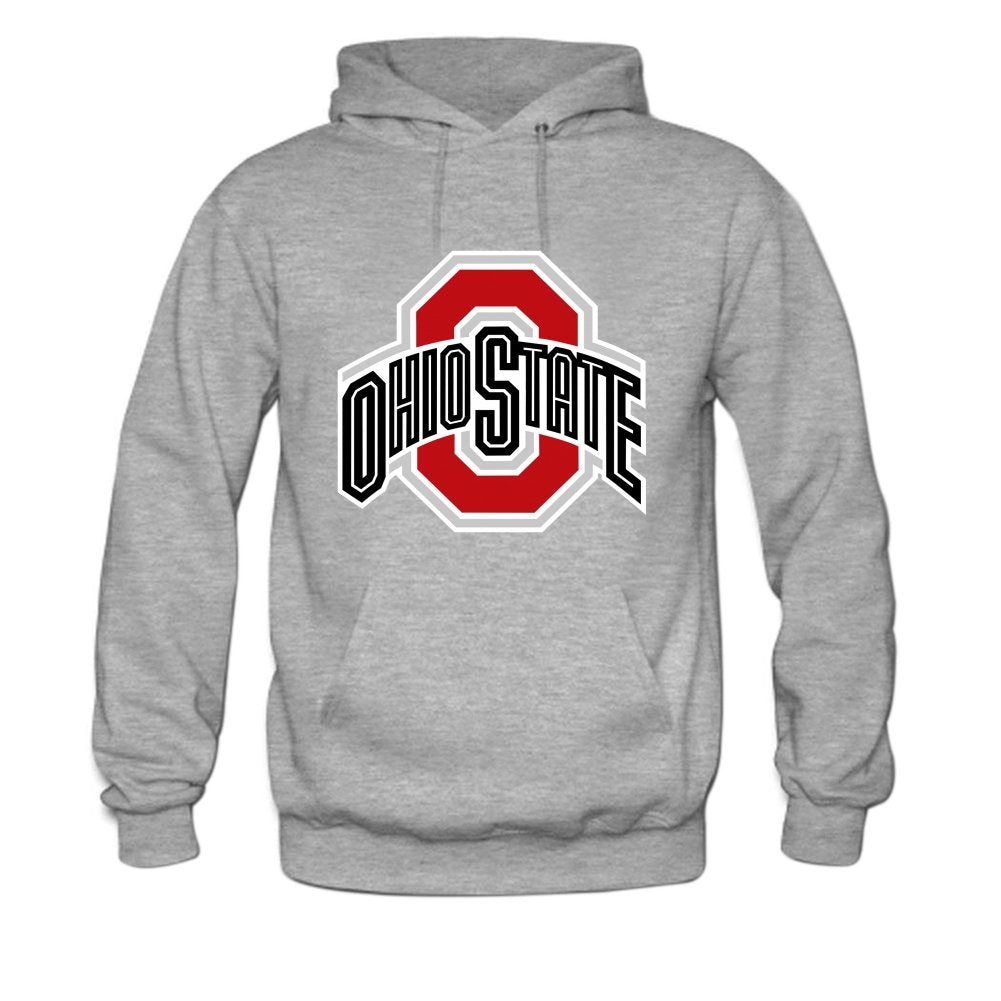 Ohio State Buckeyes logo Mens hoody Sweatshirt XL Grey