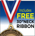 STEAM Trophy Cup Medal Gold, 3' Academic Education Prizes, Kids Science Trophy Medal Awards 50 Pack Prime