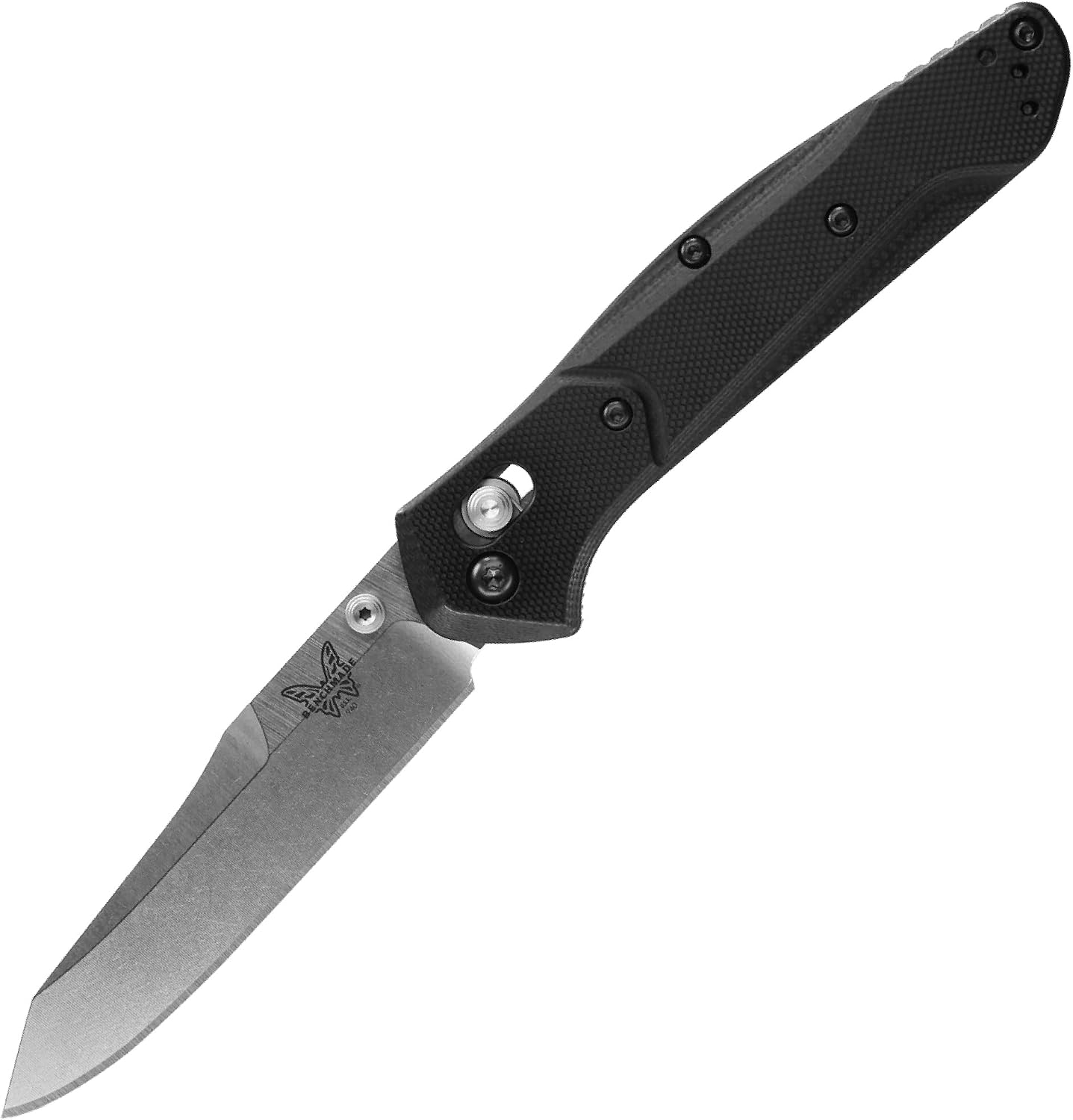 Benchmade - Osborne, Every Day, Outdoor, Folding Knife, Reverse Tanto Blade with Black G10 Handle (940-2)