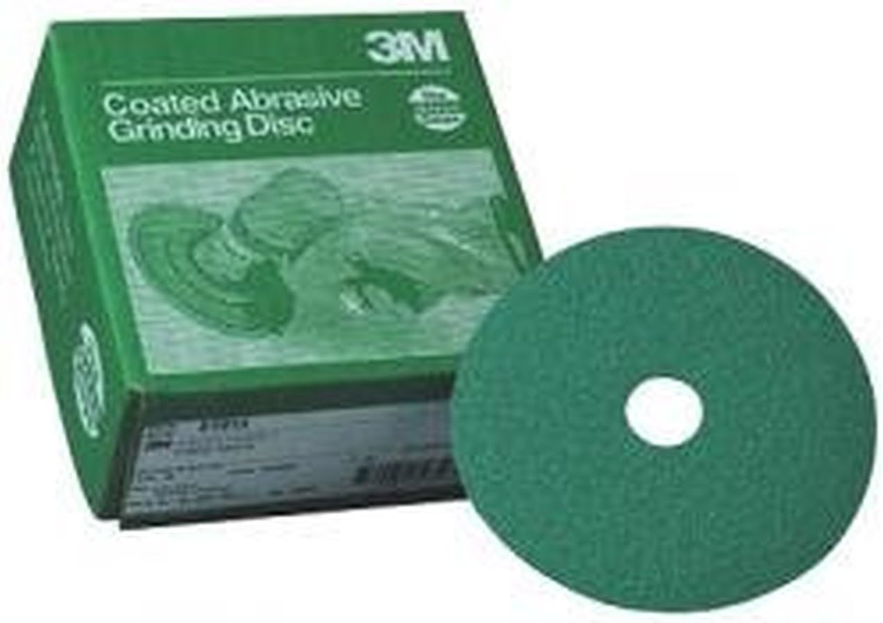 3M Green Corps Fibre Disc, 01914, 5 in x 7/8 in, 36, 20 discs per carton