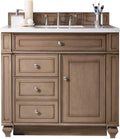 James Martin Bristol 36' Single Bathroom Vanity in Whitewashed Walnut (Top Not Included)