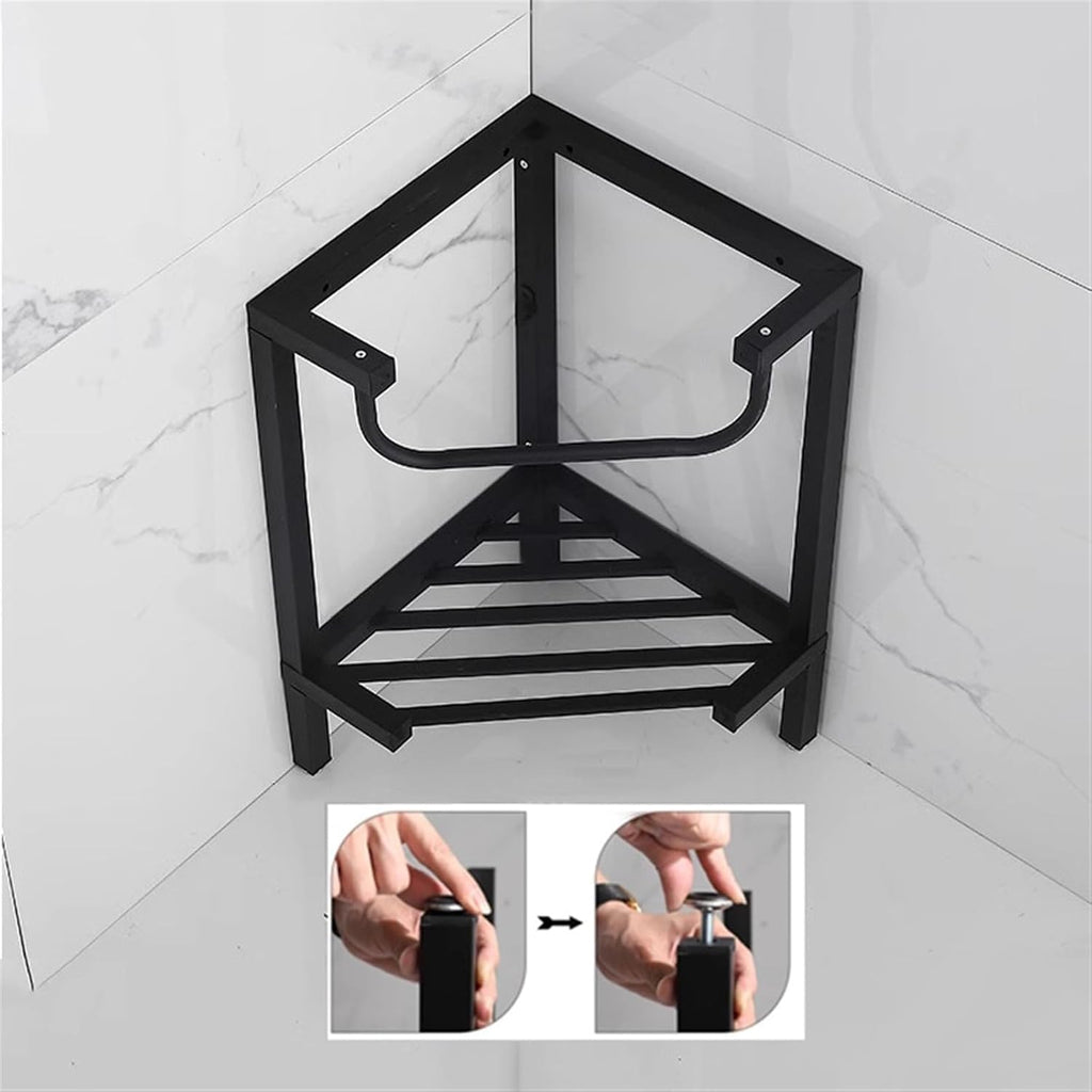 Wash Basin Sink Floor Standing Corner Bathroom Vanity Sink with Stainless Steel Storage Stand, Triangular Ceramic Basin Top Console Sink Freestanding Sink with Faucet & D(A 47CM)