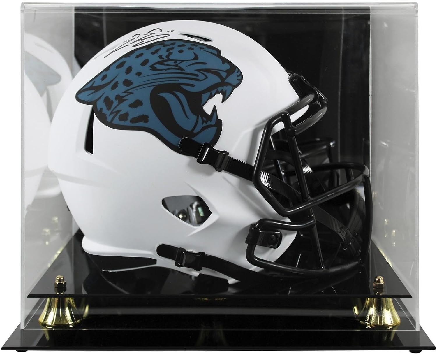 Jaguars Evan Engram Signed Lunar Full Size Speed Rep Helmet w/Case BAS Witness - Autographed NFL Helmets