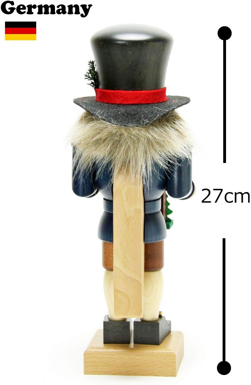 German Christmas Nutcracker Black Forester with Cuckoo Clock - 27,0cm / 10.6inch - Christian Ulbricht
