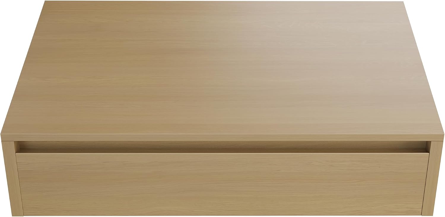 Swiss Madison Avancer 36' Wall-Mounted Bathroom Vanity Cabinet Without Top in Natural Oak