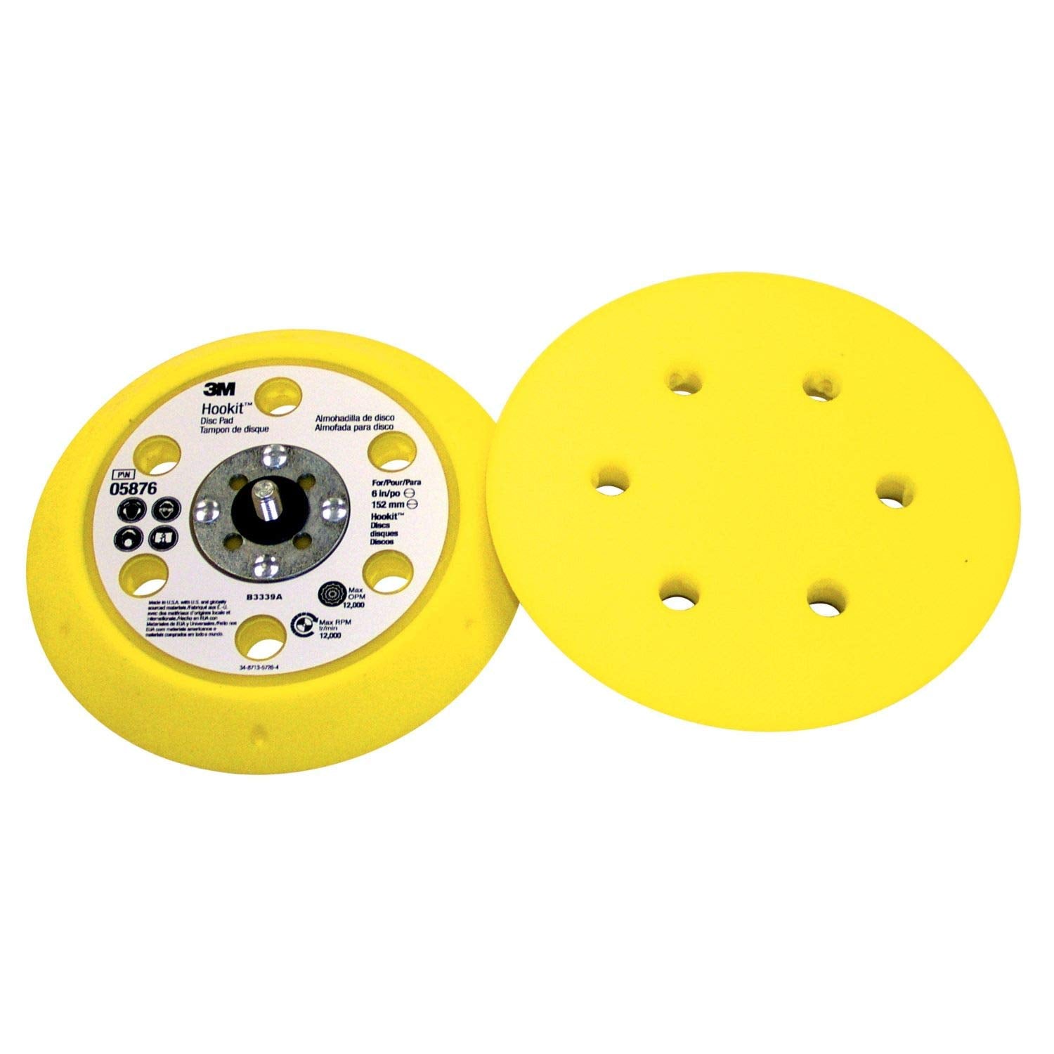 3M HOOKIT DUST-Free Backup PAD 6'