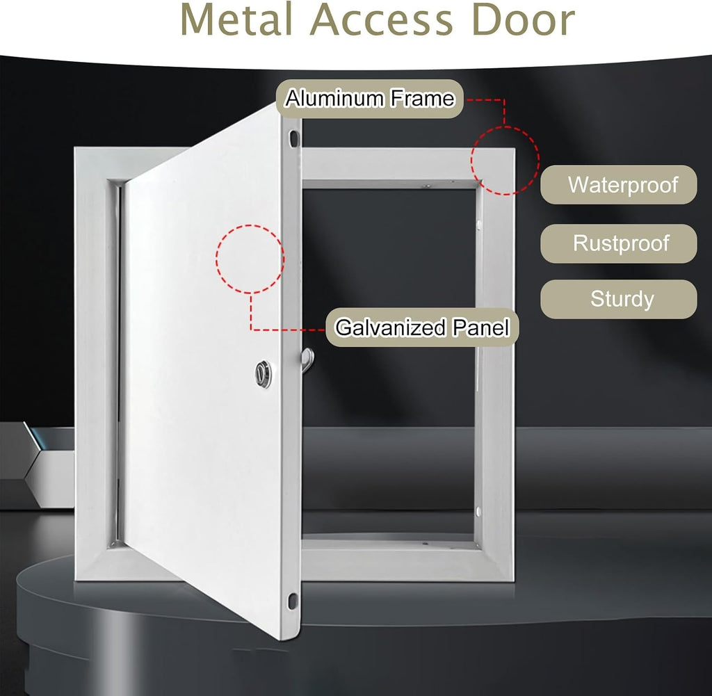 8x10 12x18 14x18 16x20 24x30 Access Door, Metal Access Panel for Plumbing/Cable, Wall/Ceiling Access Panel, Electrical Inspection Hatch(40x65cm/16x26in)
