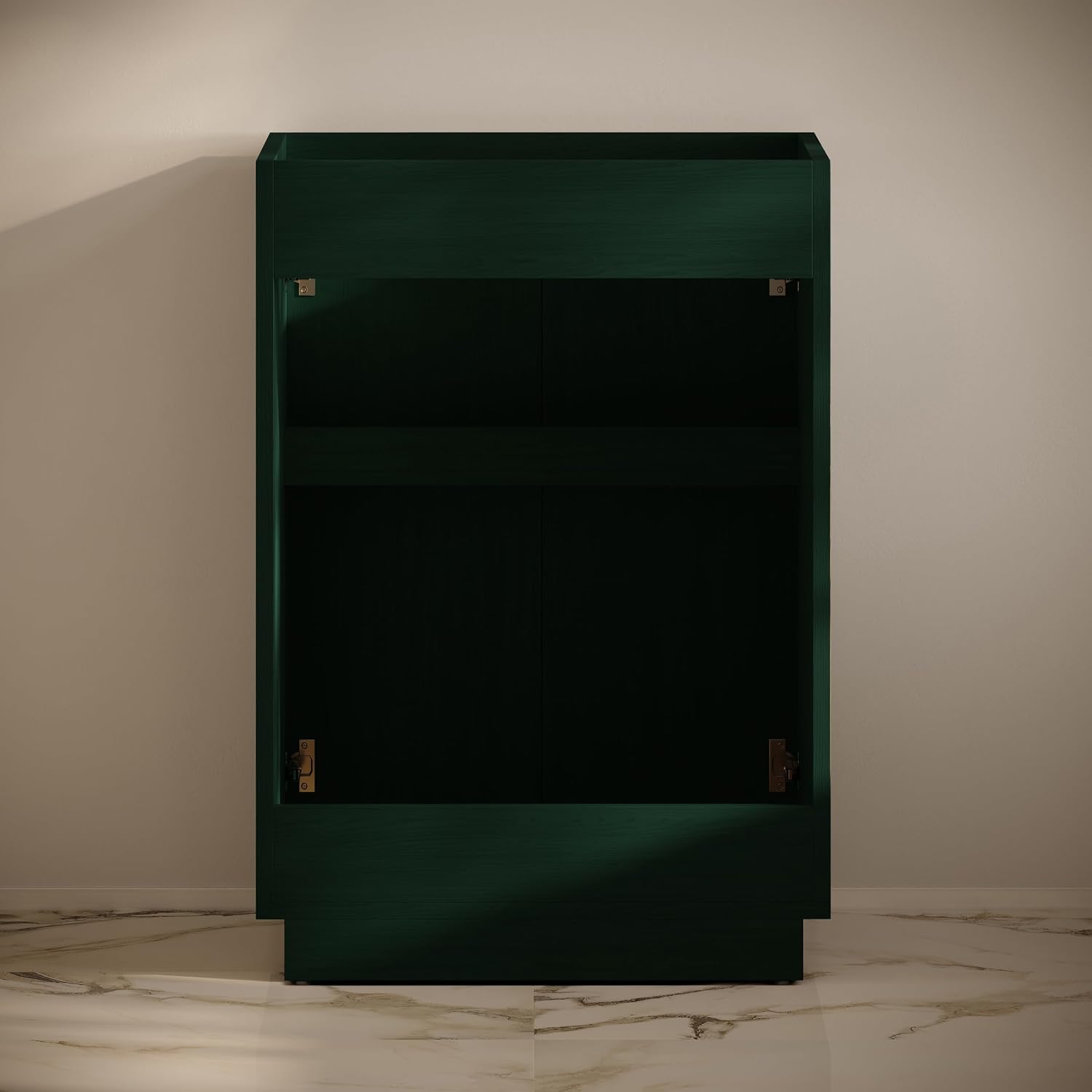 St. Tropez 24' Freestanding Bathroom Vanity Cabinet Without Top in Green Oak