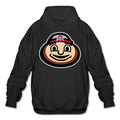 POOZ Men's Ohio State Buckeyes Football Hoodie Black Size XL