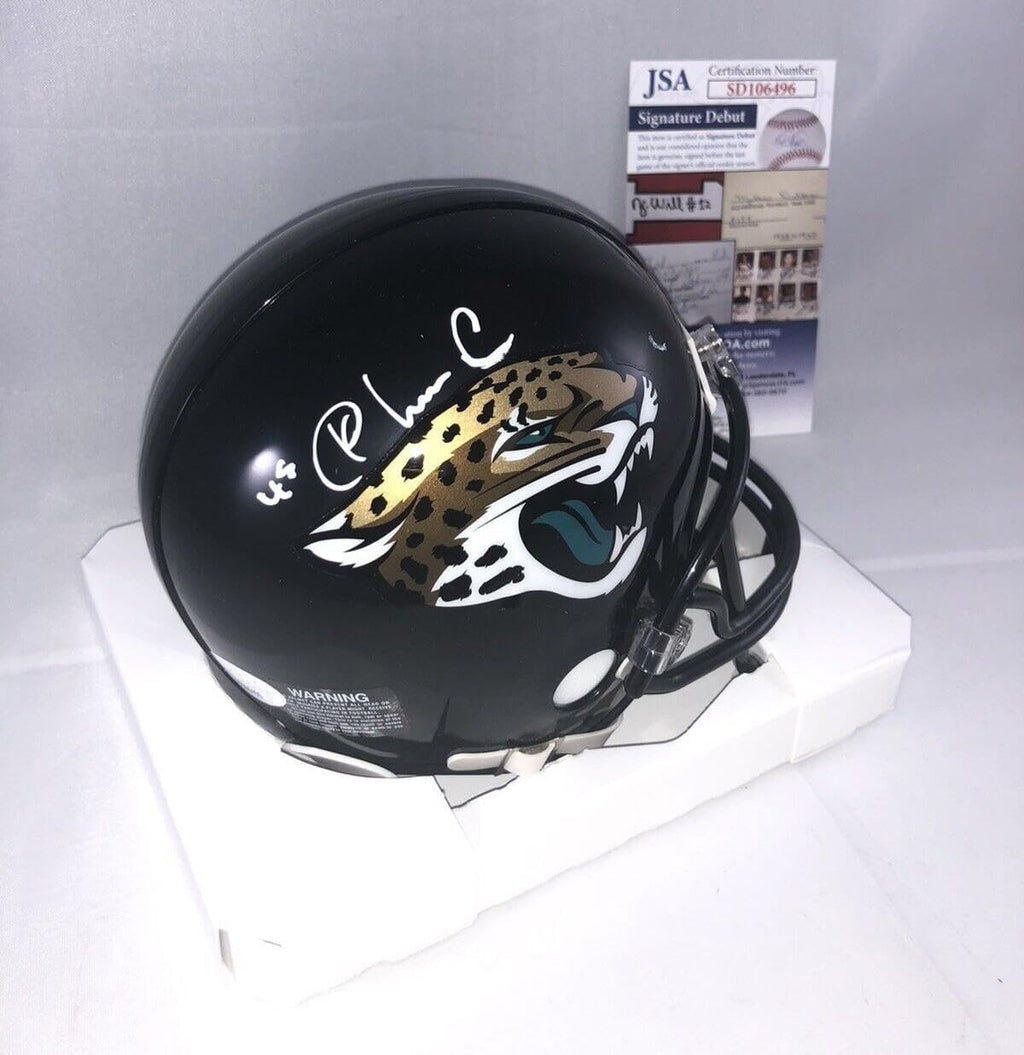 K'lavon Chaisson Signed Jacksonville Jaguars Mini Helmet Jsa - Autographed NFL Mini Helmets