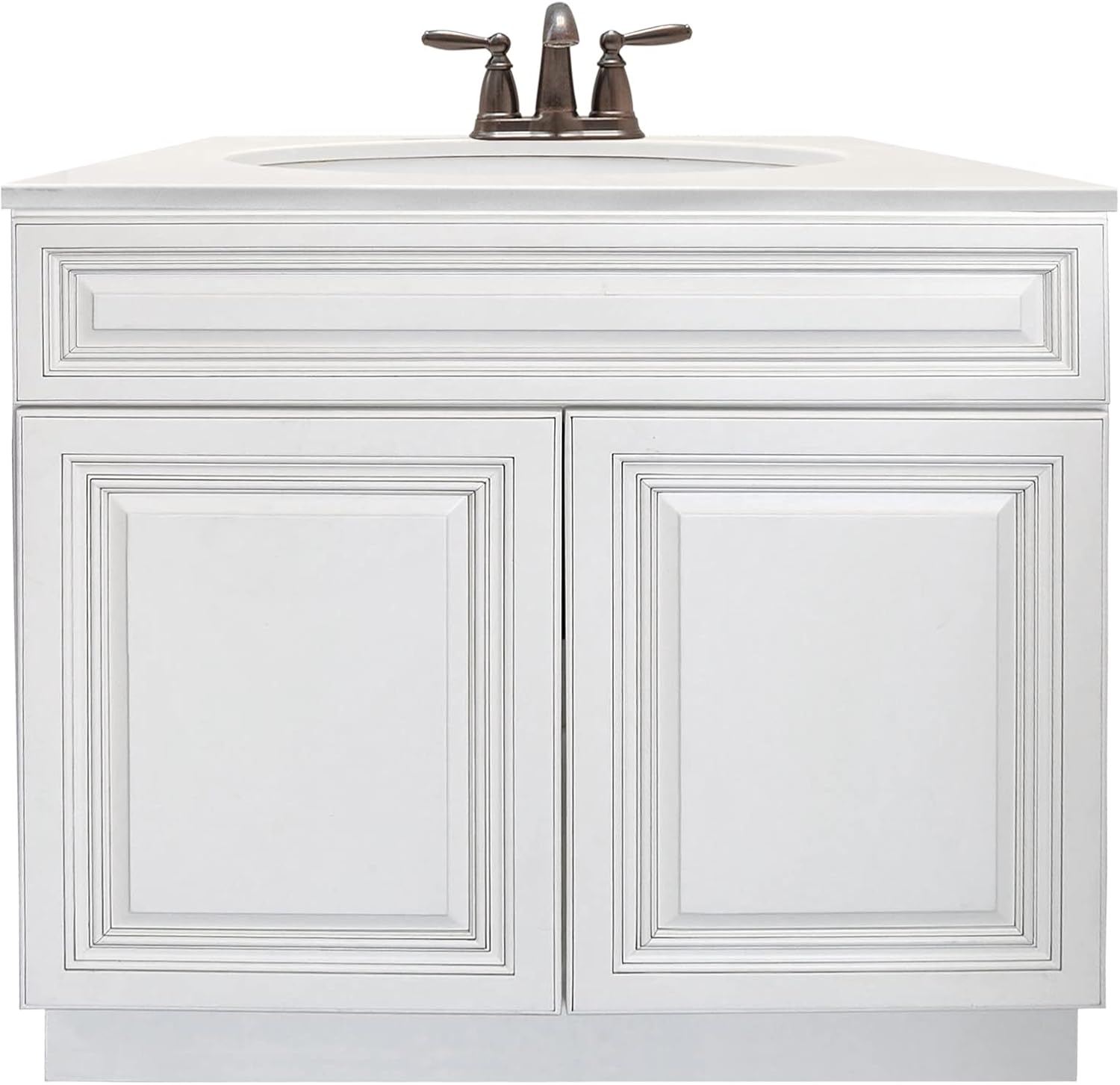 Antique White Sink Base Bathroom Vanity 24'/30'/36' Width Ready-to-Assemble(36' Width)