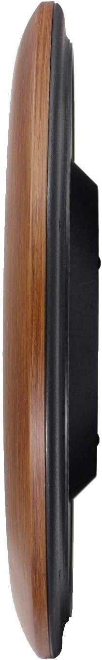 SEIKO 16 Inch Roman Numeral Wood Finish Wall Clock