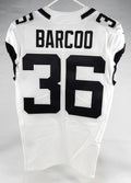 2020 Jacksonville Jaguars Luq Barcoo #36 Game Issued Jersey 38 DP74501 - Unsigned NFL Game Used Jerseys
