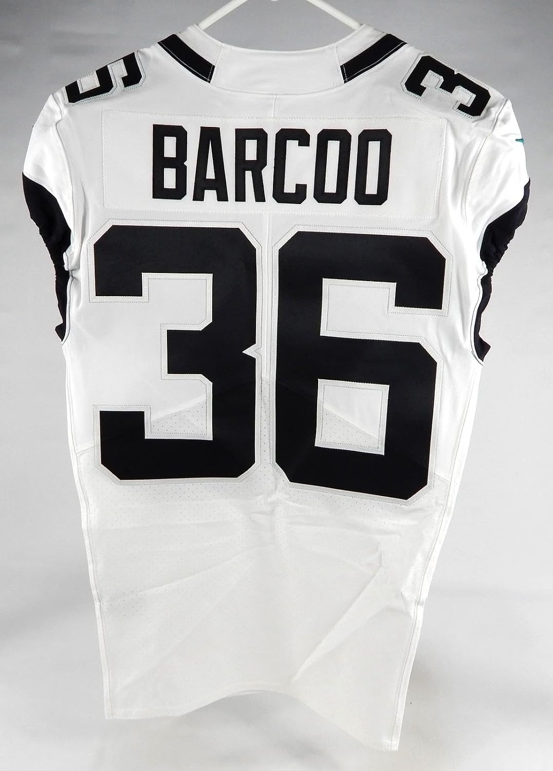 2020 Jacksonville Jaguars Luq Barcoo #36 Game Issued Jersey 38 DP74501 - Unsigned NFL Game Used Jerseys