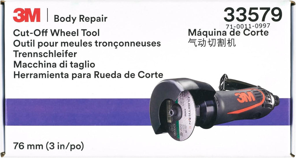 3M Cut-Off Wheel Tool, 33579, 3 in, 1 Per Box, Automotive Cutting Tool for Fast Cutting and Smooth Cutting