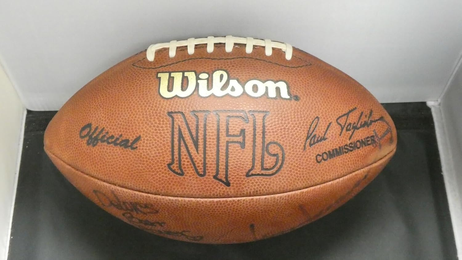 Jacksonville Jaguars First Owners Signed Game Ball Wayne Weaver & Wife Dolores - Autographed Footballs