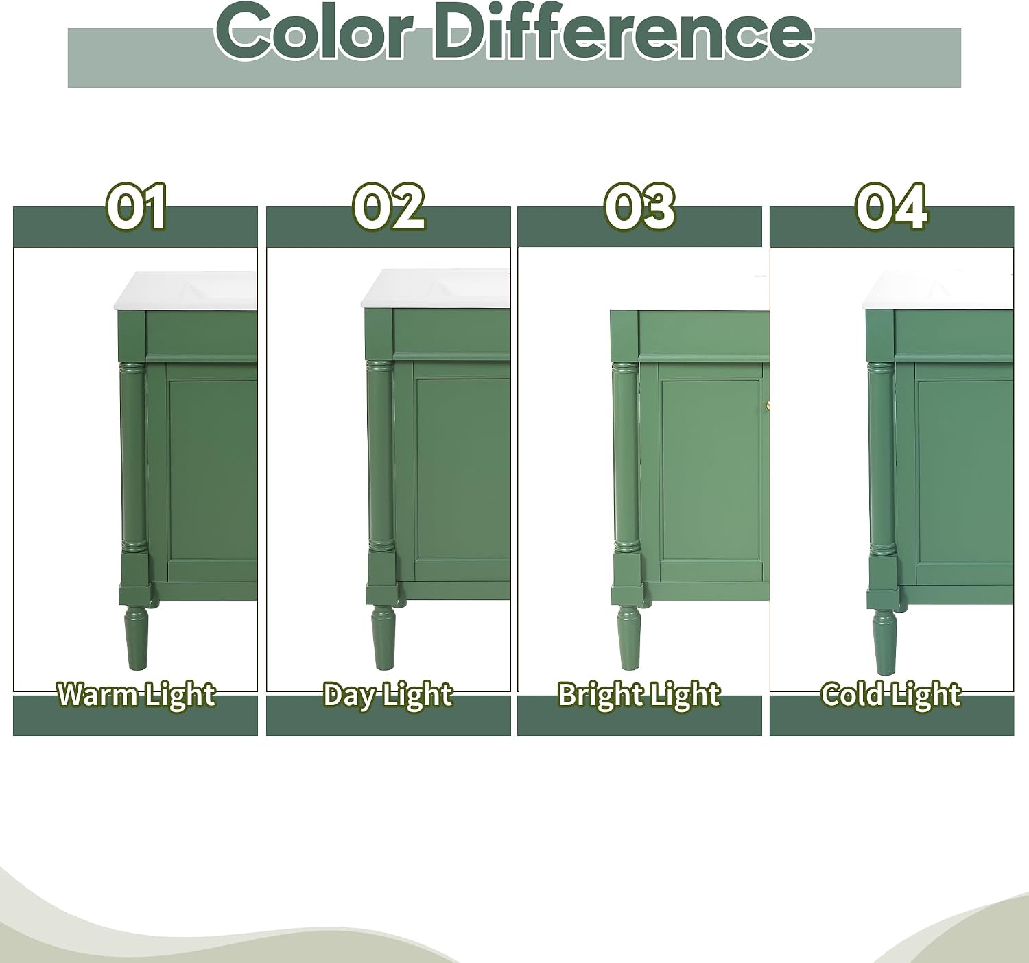Merax 30' Bathroom Vanity with Sink, Powder Room Small Bathroom Vanity with 2-Door Cabinet, Ceramic Sink, Solid Wood Frame Bathroom Storage Cabinet