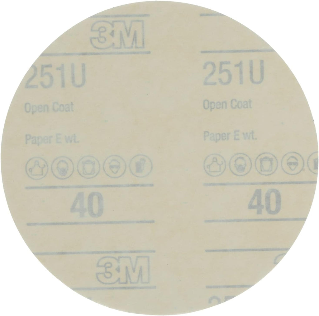 3M Green Corps Stikit Production Disc Dust Free, 01667, 6 in, 40, 100 discs per carton