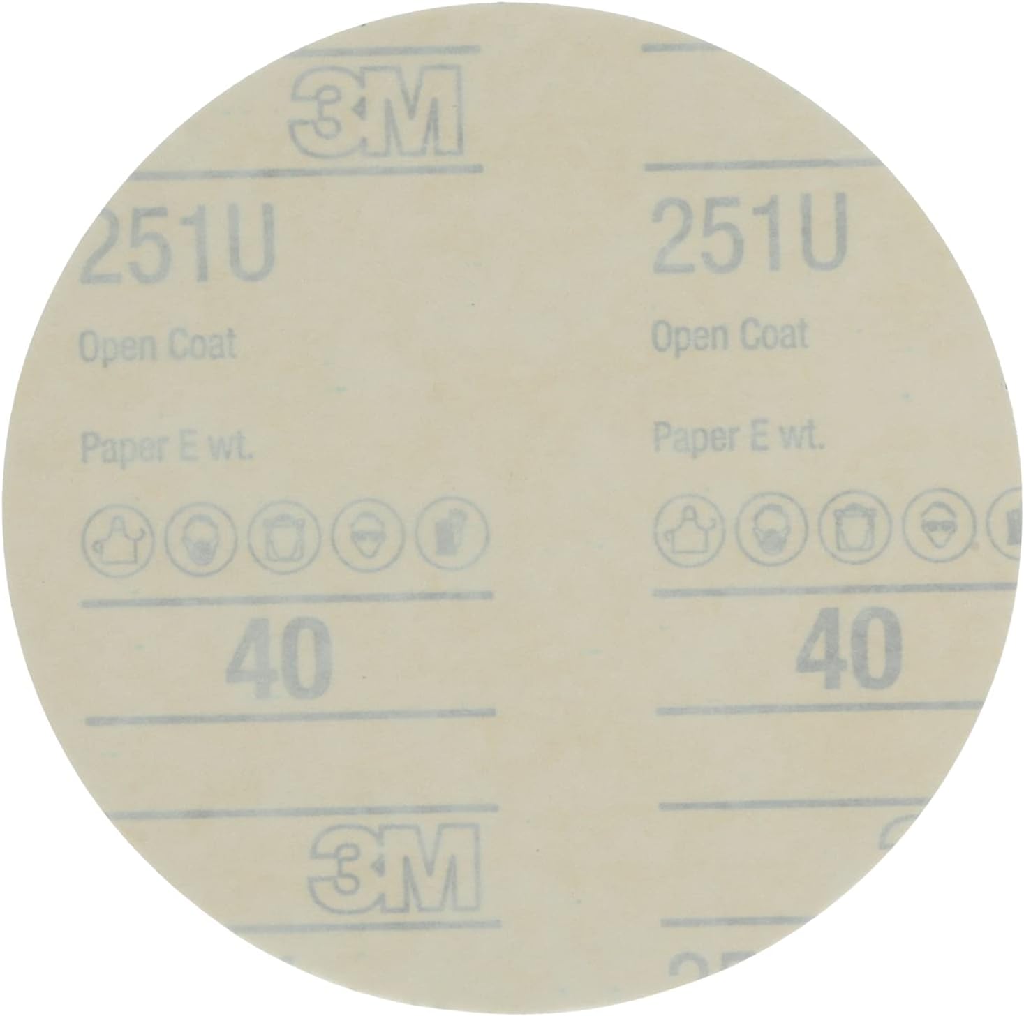 3M Green Corps Stikit Production Disc Dust Free, 01667, 6 in, 40, 100 discs per carton
