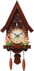 Cuckoo Clocks for Wall,Cuckoo Clocks,Wall Clock,Home Decor Wall Clock Traditional Cuckoo Clock Wall Decor Clock Vintage Cuckoo Clocks Office Decor Gift (Brown)