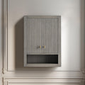 Vanity Art Vanity with Storage Cabinet & Shelves, Free-Standing Vanity with Soft-Closing Doors, Driftwood Gray, Golden Brushed Handware VA91-TC-DG-GB