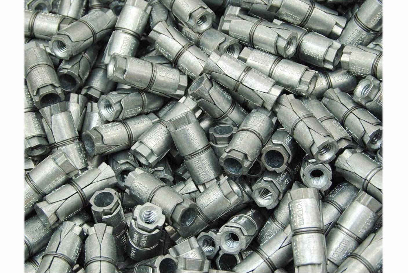 New Package of 75 (pcs) Double Expansion 5/16'-18 x 1-1/4' Shield Anchors Zamac 5/8' Drill Set #MO2728-P Warranity by Pr-Mch
