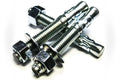 New Package of 25 (pcs) 5/8' x 4-1/2' Wedge Anchors - Zinc Set #TR-2018F Warranity by Pr-Mch