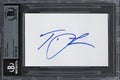 Jaguars Trevor Lawrence Signed 3x5 Index Card Autographed BAS Slabbed - NFL Cut Signatures