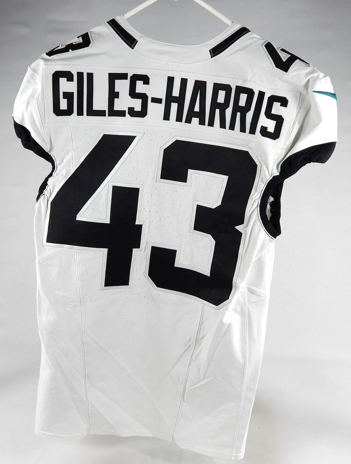 2020 Jacksonville Jaguars Joe Giles-Harris #43 Game Issued Jersey 42 498 - Unsigned NFL Game Used Jerseys