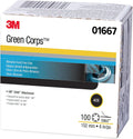 3M Green Corps Stikit Production Disc Dust Free, 01667, 6 in, 40, 100 discs per carton