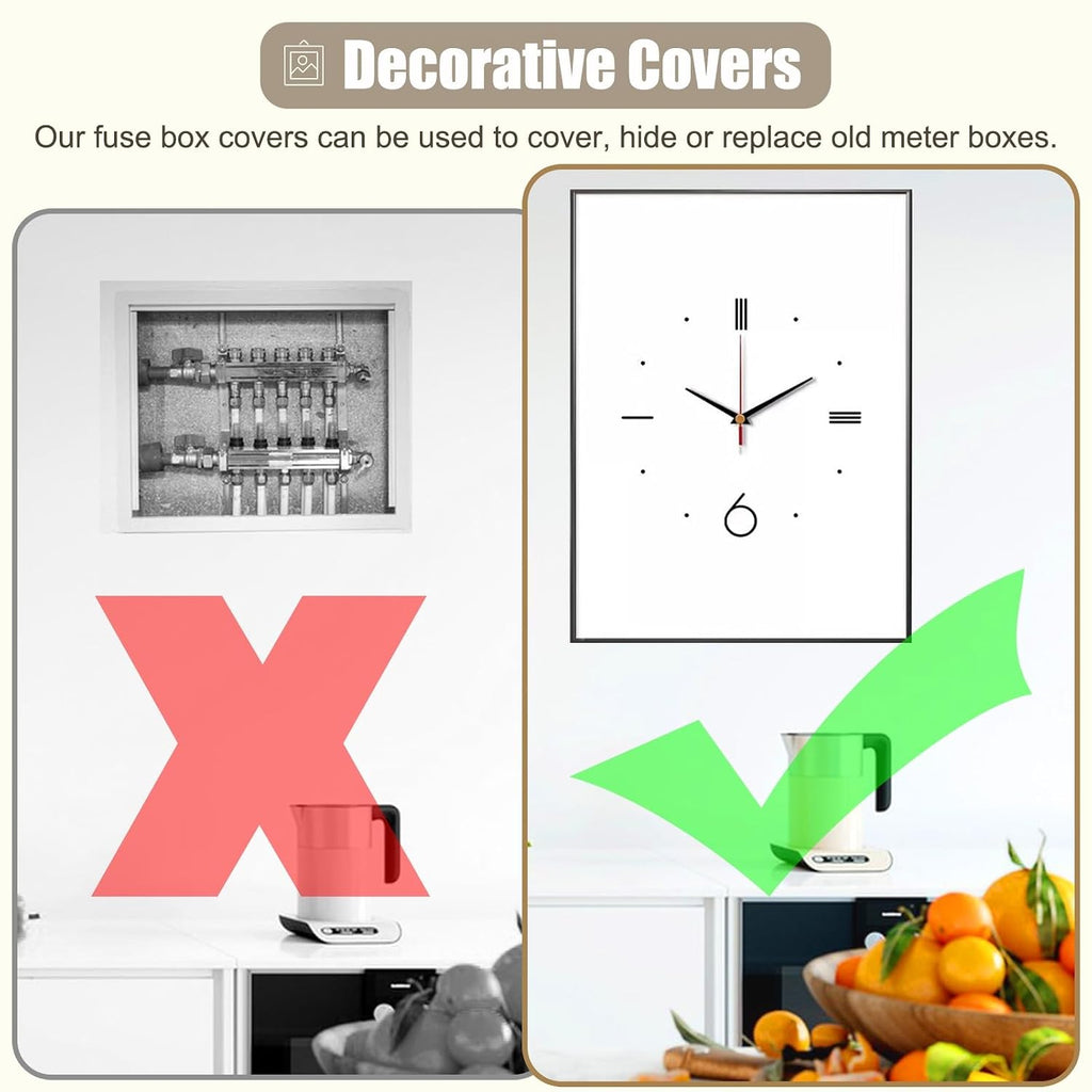 Kitchen Breaker Box Covers - Decorative Wall Plate for Home, Office & Farmhouse - Durable Electric Meter Box Cover, 60x80cm (23.6x31.5)