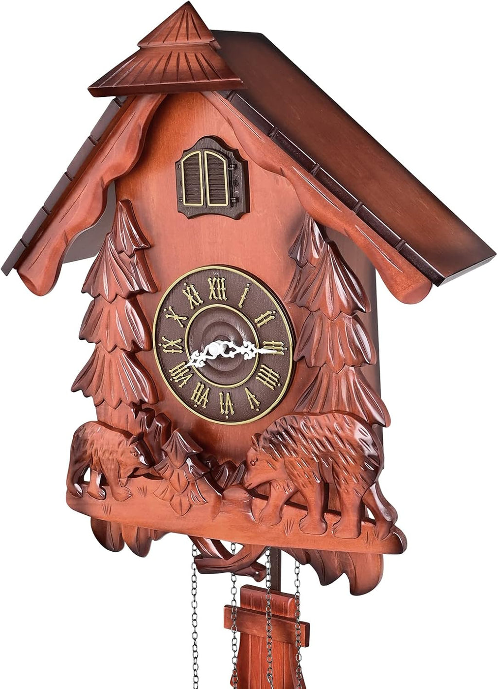 Kendal Cuckoo Clock Vintage Wall Clock Handcrafted Wood Cuckoo Clock MX317