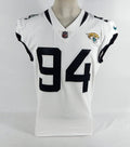 2022 Jacksonville Jaguars #94 Game Used Jersey Np Rem 46 5955 - NBA Game Used