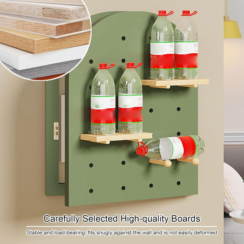 Decorative Fuse Breaker Box Cover, Wooden Electrical Panel Cover, Hide Electric Meter Box Decorative Painting, for Hotel, Kitchen and Bedroom(Brown 2,50 * 79cm/19.7 * 31.1in)