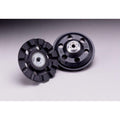 3M Roloc D/F Cool Running Disc Pad 82975, TR, 3' Diameter, 1/4-20 Thread, Black (Pack of 5)