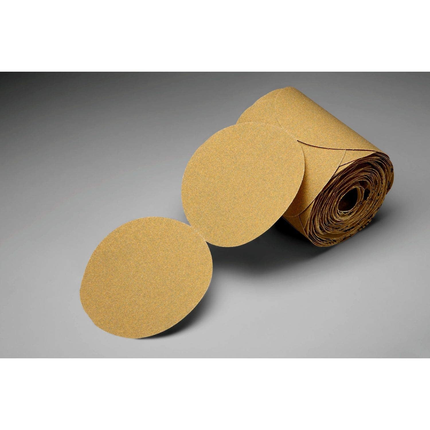 3M Stikit Gold Paper Disc Roll 216U, 5 in x NH P150 A-weight, 175 discs per roll
