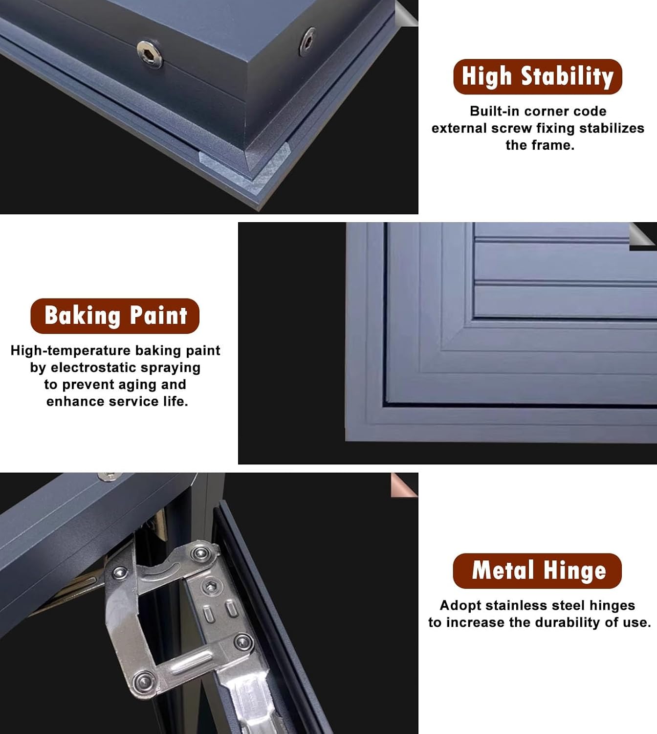HVAC Access Door 12–40 in Customizable, Flush Mount Access Hatch Panel for Electrical Wiring/Plumbing/Loft, Indoor Outdoor Wall Hole Cover(12x16in(30x41cm))