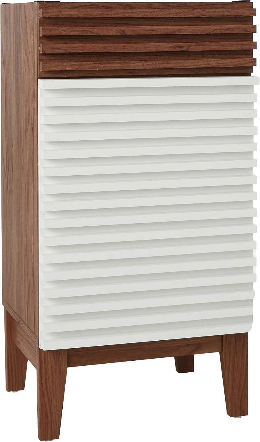 Modway Render 18' Bathroom Vanity in White Walnut - Sink Basin Not Included