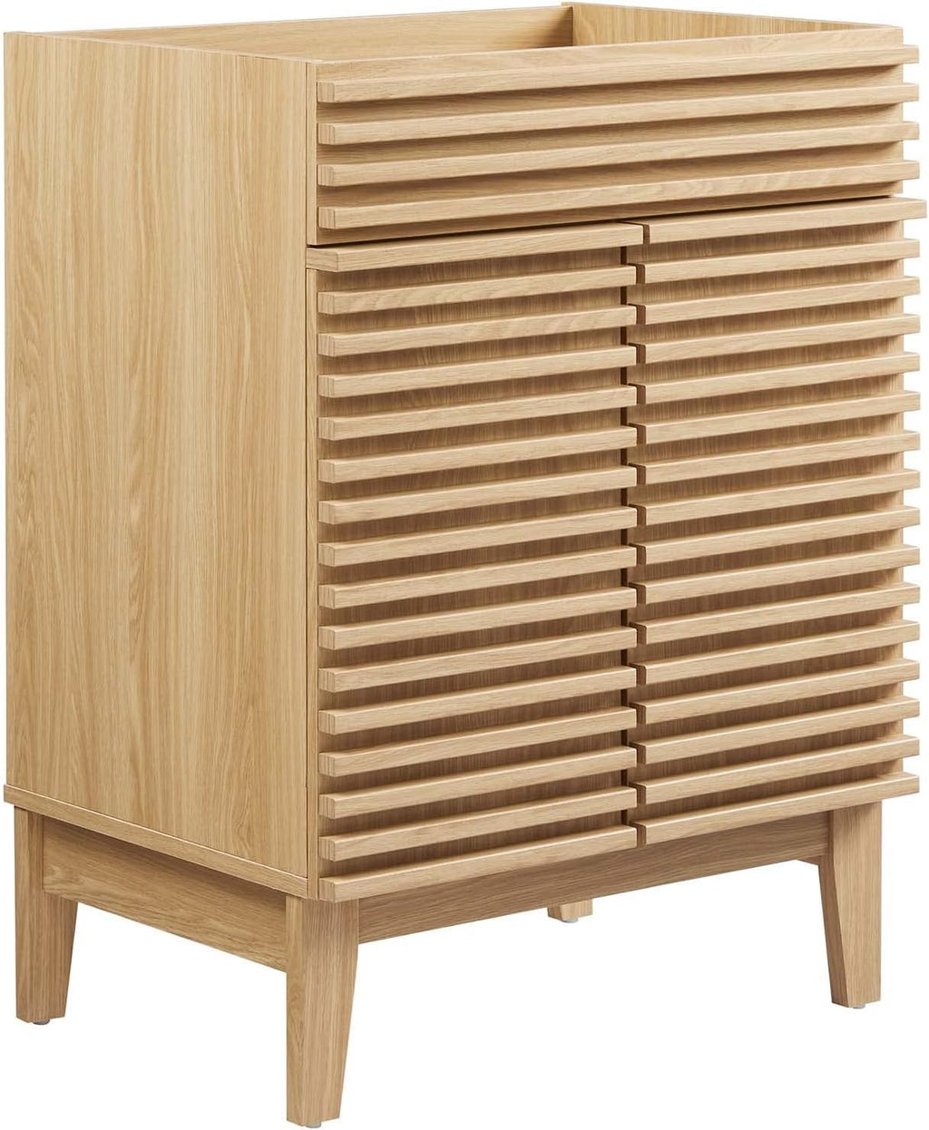 Modway EEI-4598-OAK Render Bathroom Vanity Cabinet (Sink Basin Not Included), Oak,Medium