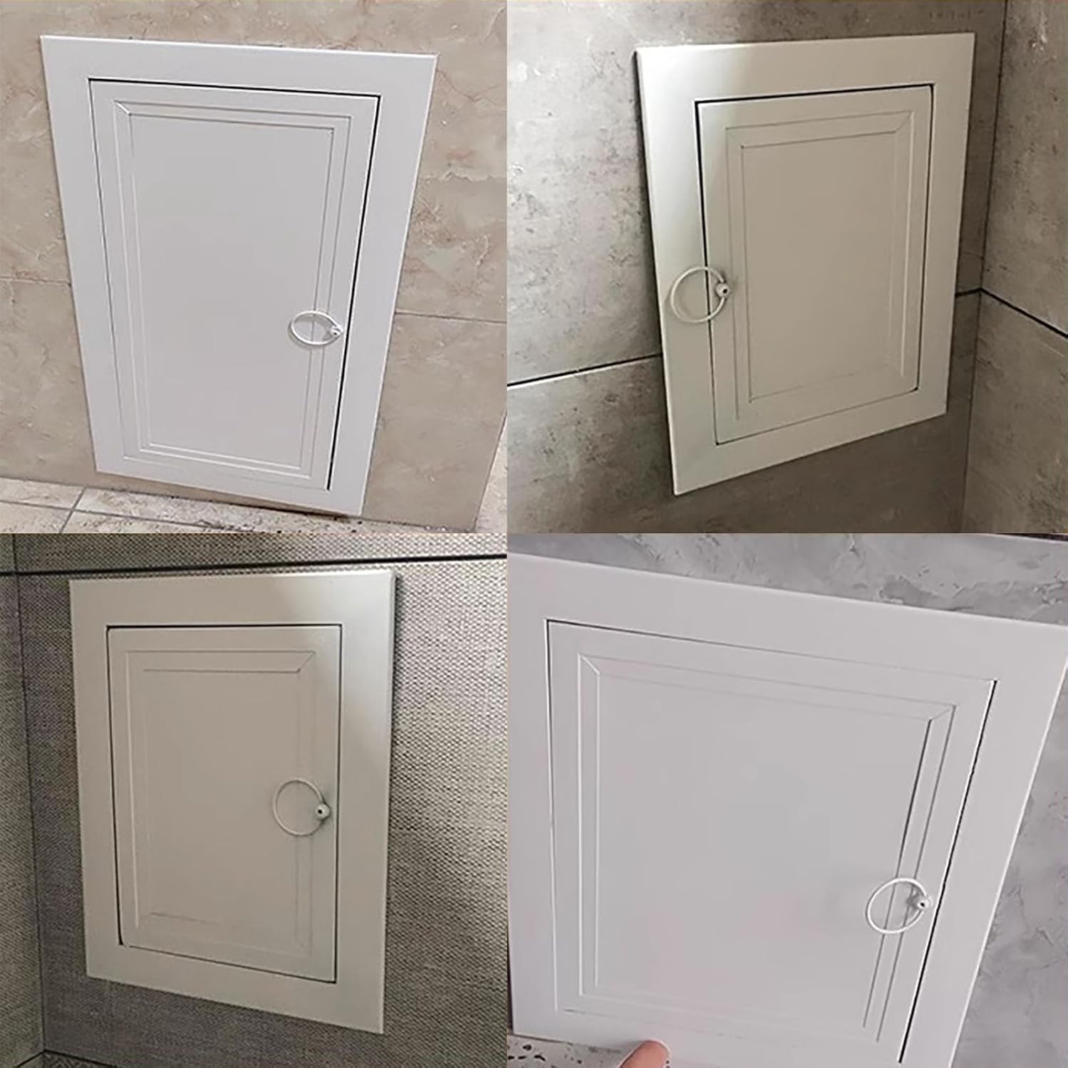 Small Access Panel for Drywall, Flush Wall Mount Electrical Panel Cover Indoor Outside, Commercial Home Access Door Panel with Screws(25x35in(64x89cm))