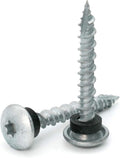 Low Profile Mechanical Galvanized Roofing Screws - #10 x 2' Qty 1000