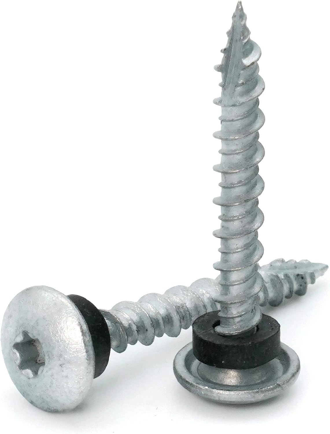 Low Profile Mechanical Galvanized Roofing Screws - #10 x 2' Qty 1000