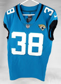 2022 Jacksonville Jaguars #38 Game Issued Jersey Nameplate Removed 40 017 - Unsigned NFL Game Used Jerseys