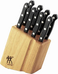 ZWILLING Twin Gourmet 9-Piece Steak Knives with Block, High Carbon Stainless Steel